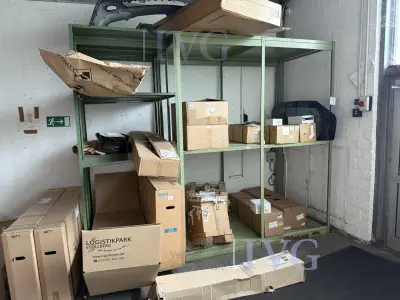 lfdm. Stahl-Steckregale (grün) – kavel bij IVG, Wilhelmshaven