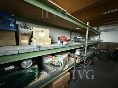 Schwerlastregal (grün) – kavel bij IVG, Wilhelmshaven
