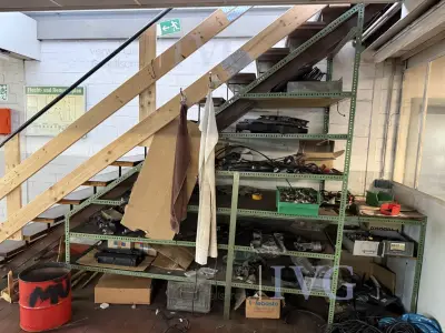 Stahl-Schraubregal (grün) – kavel bij IVG, Wilhelmshaven