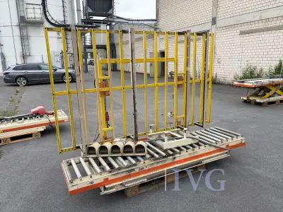 Heftafel met schaarmechanisme en stootrand – kavel bij IVG, Salzkotten-Mantinghausen