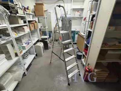 Aluminium trapladder – kavel bij IVG, Reutlingen