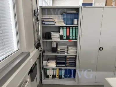 Stahl-Regal (grau) DELTA-V – kavel bij IVG, Reutlingen
