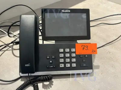 YEALINK-systeemtelefoons – kavel bij IVG, Stuttgart