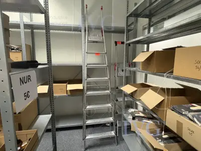 HAILO aluminium trapladder – kavel bij IVG, Stuttgart