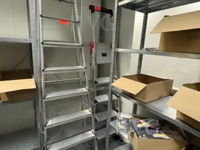 HAILO aluminium trapladder – kavel bij IVG, Stuttgart