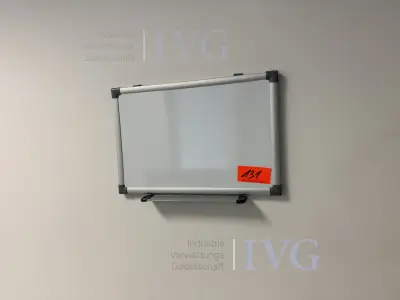 Whiteboard – kavel bij IVG, Düsseldorf