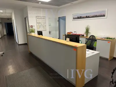 Empfangstresen – kavel bij IVG, Düsseldorf