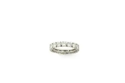 Alliance américaine en or blanc 18k (750°/°°) sertie de 17 diamants de 0,15 carats… – kavel bij Galerie Moderne, Elsene (Brussel)