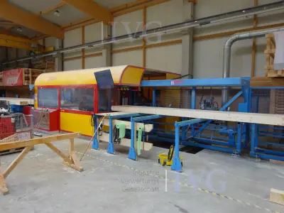 Volledig automatisch houtbewerkingscentrum HUNDEGGER K2i-65C – kavel bij IVG, Seulingen