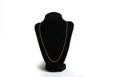 Sautoir en or jaune 18k (750°/°°) Longueur: 69 cm Poids brut: 10,5 g – kavel bij Galerie Moderne, Elsene (Brussel)