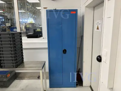 Stahlschrank (blau) – kavel bij IVG, Mahlstetten
