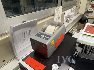 Etikettenprinter ZEBRA 20411 – kavel bij IVG, Mahlstetten