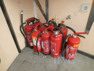 Voorraad handbrandblussers – kavel bij IVG, Oberhausen