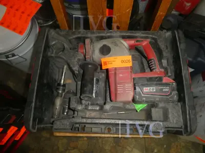 Akku-Bohrhammer MILWAUKEE HD 26 HX – kavel bij IVG, Oberhausen
