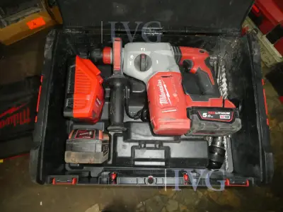 Akku-Bohrhammer MILWAUKEE M18 BLHX – kavel bij IVG, Oberhausen