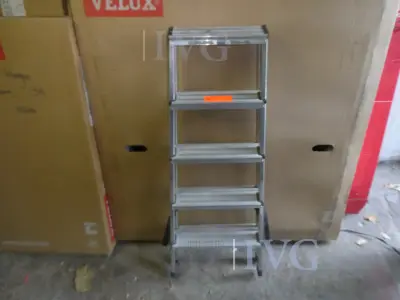 Aluminium trapladder KRAUSE – kavel bij IVG, Oberhausen