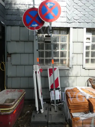 Verkeersborden – kavel bij IVG, Oberhausen