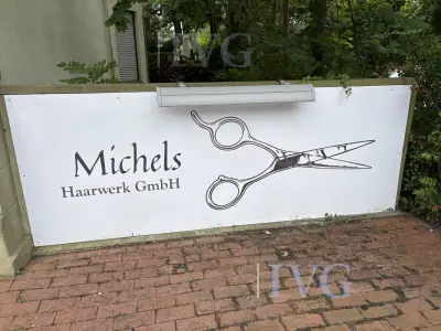 verlicht reclamebord "Michels Haarwerk GmbH" – kavel bij IVG, Gütersloh