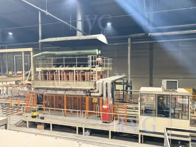 Kurztaktpresse WEMHÖNER KT-F-1E 5.700 x 2.300 mm – kavel bij IVG, Heiligengrabe