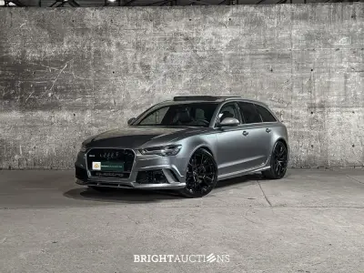 Audi RS6 Avant 4.0 V8 TFSI Quattro Performance Pro Line Plus 700pk 2018, J-475-LP – kavel bij Bright Auctions