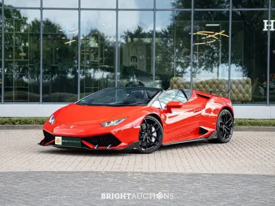Lamborghini Huracán Spyder LP610-4 5.2 V10 610pk 4WD 2017, KNR-08-N – kavel bij Bright Auctions