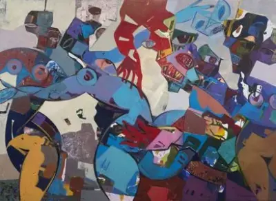 Igor TCHOLARIA (1959-*) I want you Huile sur toile Signé en bas à droite… – kavel bij Galerie Moderne, Elsene (Brussel)