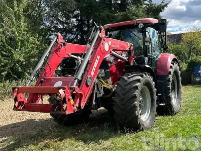 Traktor mit Frontlader Case IH Maxxum 125 EP Multicontroller (2012) – kavel bij Blinto, Sparbrücken