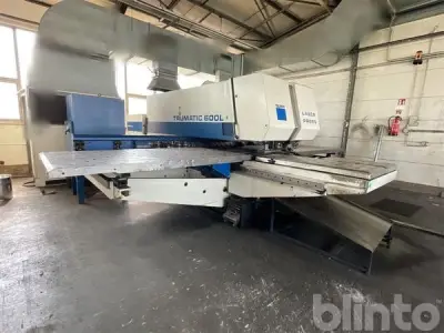 Stanz-Kombianlage-Trumpf Trumatic 600L / 9310 inkl. Werkzeuge, Einstellgerät, Ersatzteile (1998) – kavel bij Blinto, Schleiz