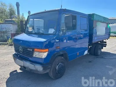 LKW-Kipper Mercedes-Benz Vario 614 Doppelkabine (2001) – kavel bij Blinto, Castrop-Rauxel
