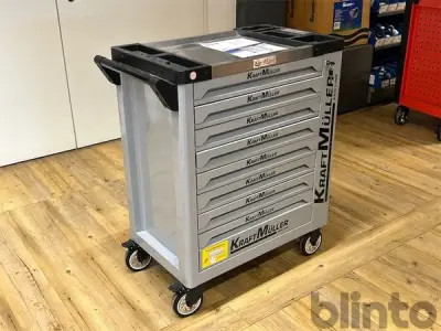 Werkzeugwagen KraftMüller KM-8/8 mit 319-teiligem Werkzeugsatz – kavel bij Blinto, Kalkar