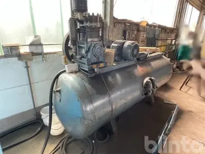 Zweikolbenkompressor Rico RNZ 4600 mit Luftkessel (1972) – kavel bij Blinto, Schleiz