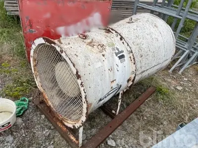 Korfmann Tunnel Lüfter AL8-55 mit ca. 20 m Lutten-Schlauch (2011) – kavel bij Blinto, Zellingen