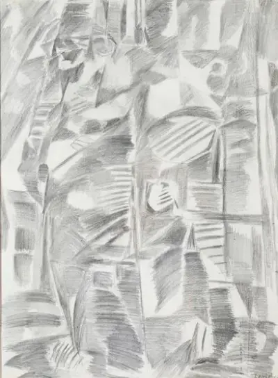 André LANSKOY (1902-1976) Composition Dessin sur papier Signé et daté en bas à droite… – kavel bij Galerie Moderne, Elsene (Brussel)