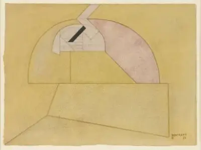 Gaston BERTRAND (1910-1994) Composition III d'or pâle et de rose éteint, 1976 Aquarelle sur… – kavel bij Galerie Moderne, Elsene (Brussel)