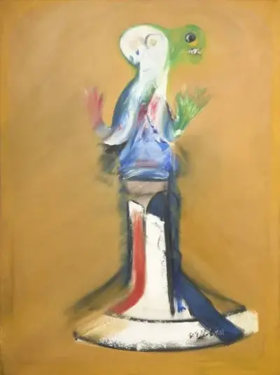 Serge VANDERCAM (1924-2005) Sans titre, 1968 Huile sur toile Signé et daté en bas… – kavel bij Galerie Moderne, Elsene (Brussel)