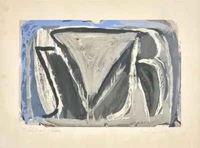 Bram VAN VELDE (1895-1981) Composition, 1962 Lithographie sur papier H.C – kavel bij Galerie Moderne, Elsene (Brussel)