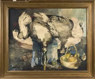 Albert SAVERYS (1886-1964) Nature morte aux poires Huile sur toile Signé "Saverys" en bas… – kavel bij Galerie Moderne, Elsene (Brussel)