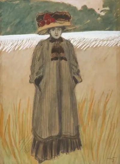 Tony MINARTZ (1870-1944) Élégante au bord de l'eau Technique – kavel bij Galerie Moderne, Elsene (Brussel)