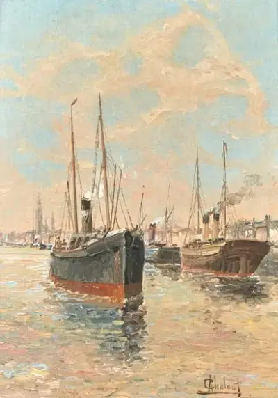 A – kavel bij Galerie Moderne, Elsene (Brussel)