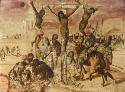Miguel GONZALEZ (Mexique, vers 1664/66 - après 1704) Le – kavel bij Galerie Moderne, Elsene (Brussel)
