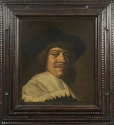 École flamande du XVIIe siècle Portrait de gentilhomme – kavel bij Galerie Moderne, Elsene (Brussel)