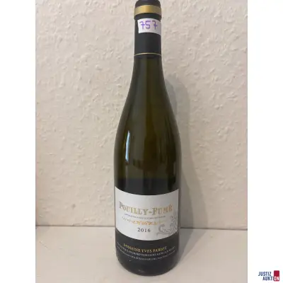 Domaine Yves Pabiot Pouilly-Fume – kavel bij Justiz-Auktion, Leipzig