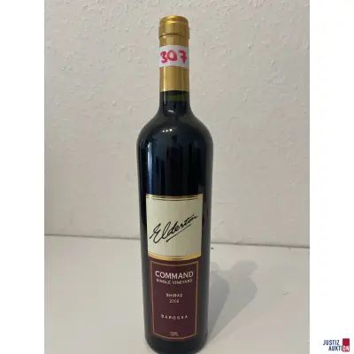 Elderton Command Single Vineyard Shiraz – kavel bij Justiz-Auktion, Leipzig