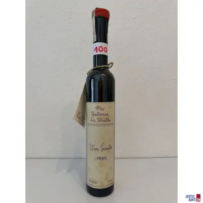 Fattoria La Vialla Vin Santo 1990 – kavel bij Justiz-Auktion, Leipzig