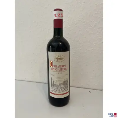 Fattoria Le Poggette Colli Amerini Rosso Superiore – kavel bij Justiz-Auktion, Leipzig