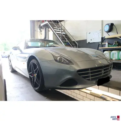 Ferrari California T – kavel bij Justiz-Auktion