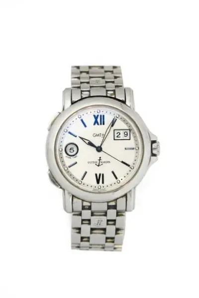 ULYSSE NARDIN Montre Big Date Dual Time collection & Michelangelo UTC Diamètre: 32 mm… – kavel bij Galerie Moderne, Elsene (Brussel)
