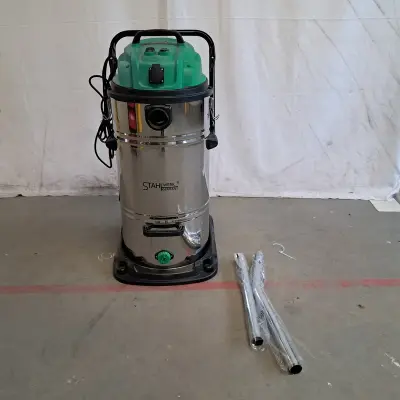 Rvs nat en droog stofzuiger 110 liter, Stalhwerk Germany, 110l, Groen – kavel bij Onlineveilingmeester, Groningen