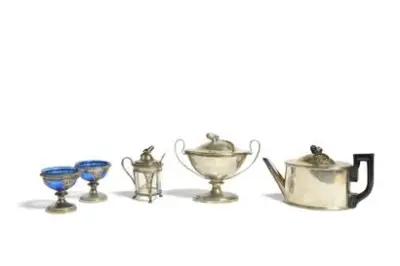Travail belge et français du début du XIXe siècle Lot comprenant trois pièces en… – kavel bij Galerie Moderne, Elsene (Brussel)