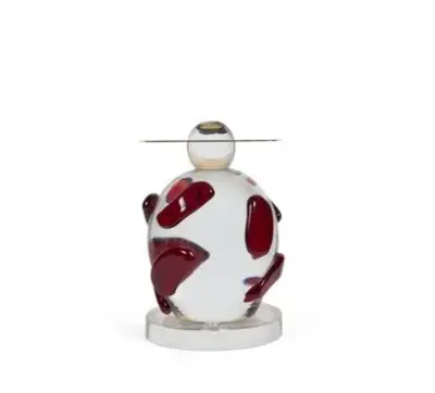 Helmut WURZINGER (1961-*), dit HELLDENMUT Figure Sculpture en verre moulé de Murano et laiton… – kavel bij Galerie Moderne, Elsene (Brussel)